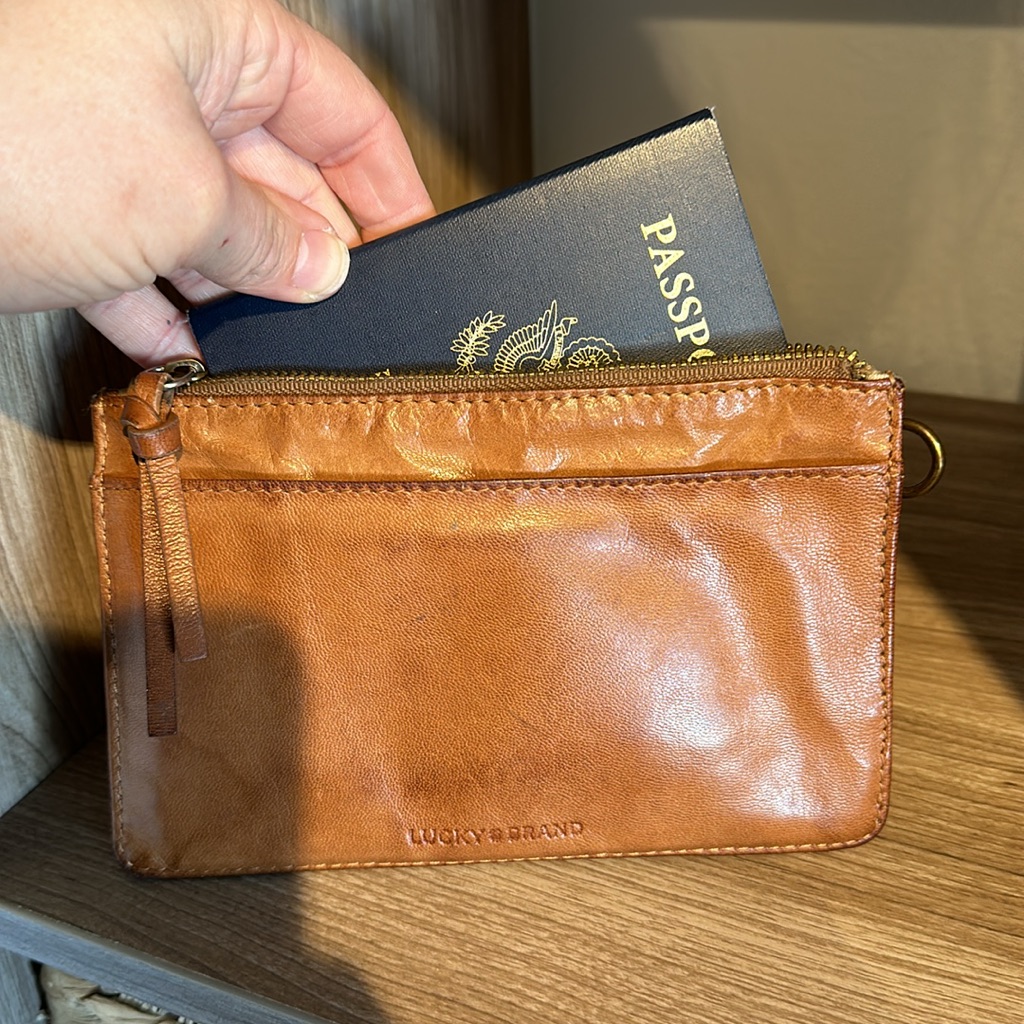 Fossil Travel Pouch Leather